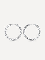 Spark Hoop Ohrringe Silber-Shopicrush