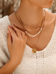 Spherical Art Pearls Kette Gold-Shopicrush