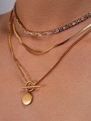 Square N Round Kette Gold-Shopicrush