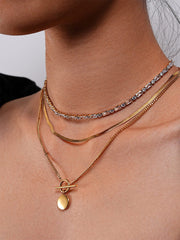 Square N Round Kette Gold-Shopicrush