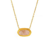 Stein Kette Gold - icrush - schmuck