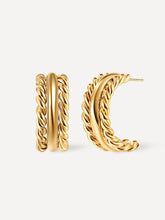 Strengthen Twist Ohrringe Gold-Shopicrush