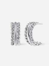 Strengthen Twist Ohrringe Silber-Shopicrush