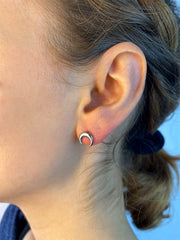 The crescent Ohrringe Silber-Shopicrush