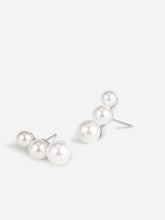 Trio Pearl Ohrringe Silber-Shopicrush