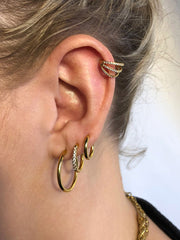 Trio Shine Titan Piercing Gold - icrush - schmuck