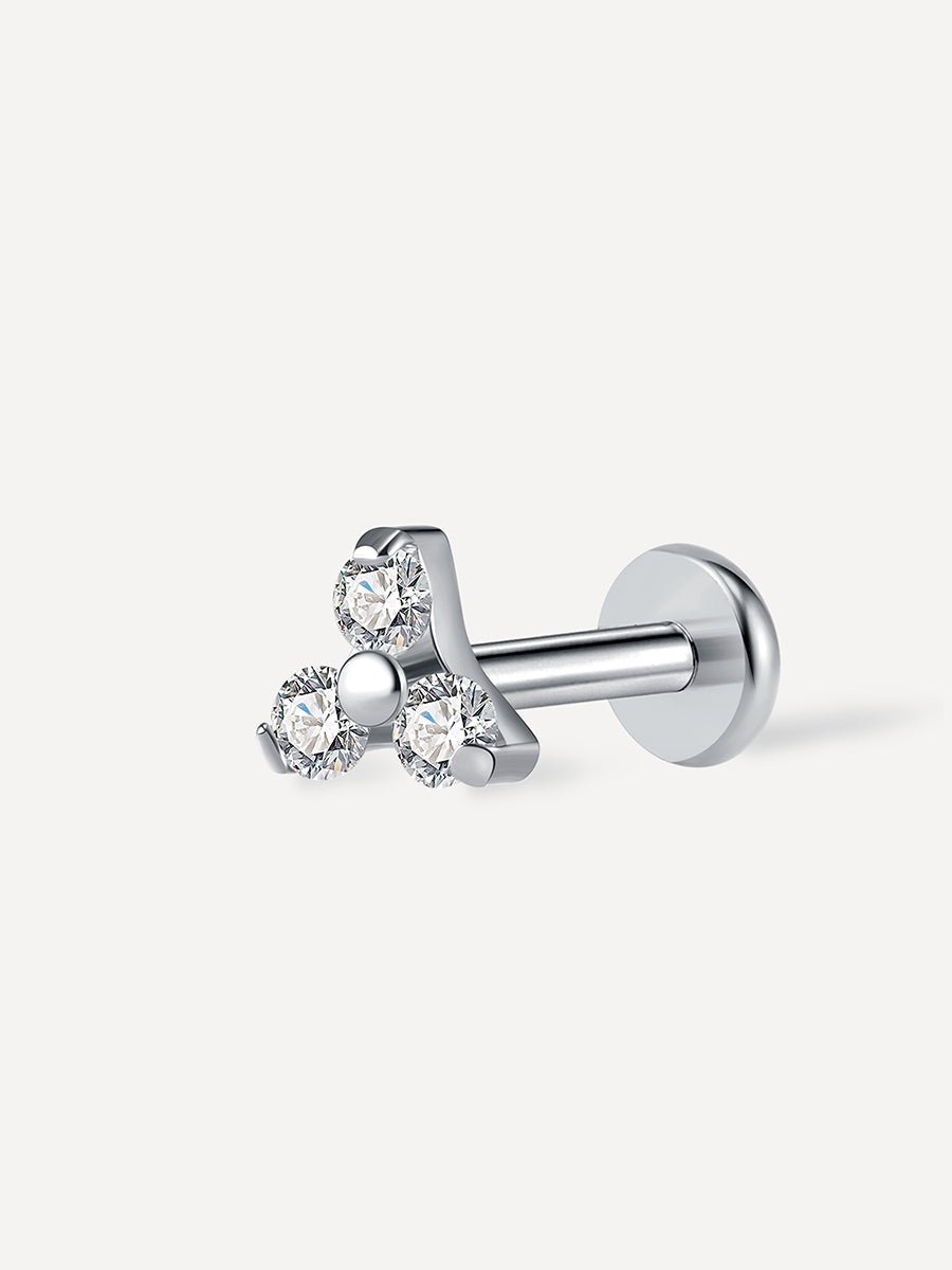 Trio Spark Titan Piercing Silber-Shopicrush