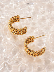 Triple Twist Ohrringe Silber-Shopicrush