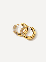 Twinkle Split Ohrringe Gold - icrush - schmuck