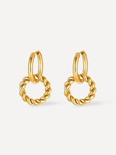 Twirl Hoop Ohrringe Gold-Shopicrush