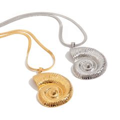 Vittoria Oversized Shell Kette - icrush - schmuck
