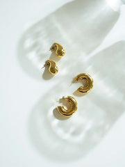 Water Drop Ohrringe Gold Silber - icrush - schmuck