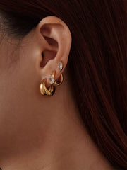 Water Drop Ohrringe Gold-Shopicrush