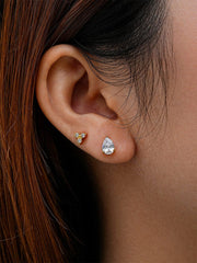 Water Drop Ohrringe Silber-Shopicrush