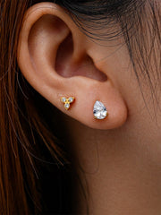 Water Drop Ohrringe Silber-Shopicrush