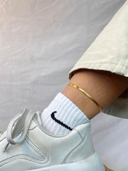 Wide Sleek FUSSKETTCHEN Gold-Shopicrush