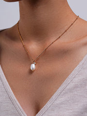 Pearl n Spark Kette Gold-Shopicrush