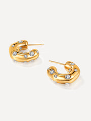 Meteorites Ohrringe Gold-Shopicrush