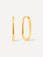 Graceful Oval Ohrringe Gold-Shopicrush