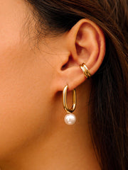 Absolute Appeal Pearl Ohrringe Gold-Shopicrush