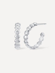 Beach Party Shells Ohrringe Silber-Shopicrush