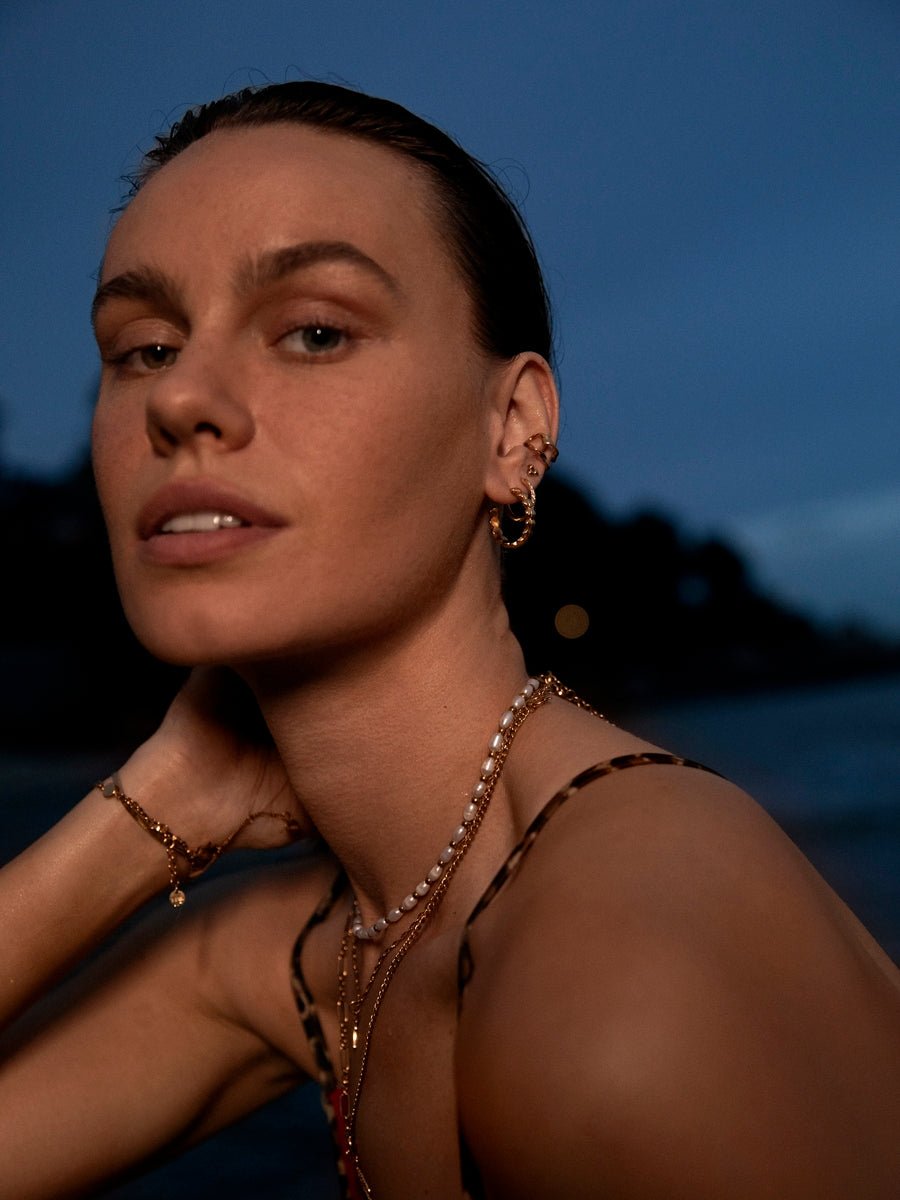 Beach Party Shells Ohrringe Silber-Shopicrush