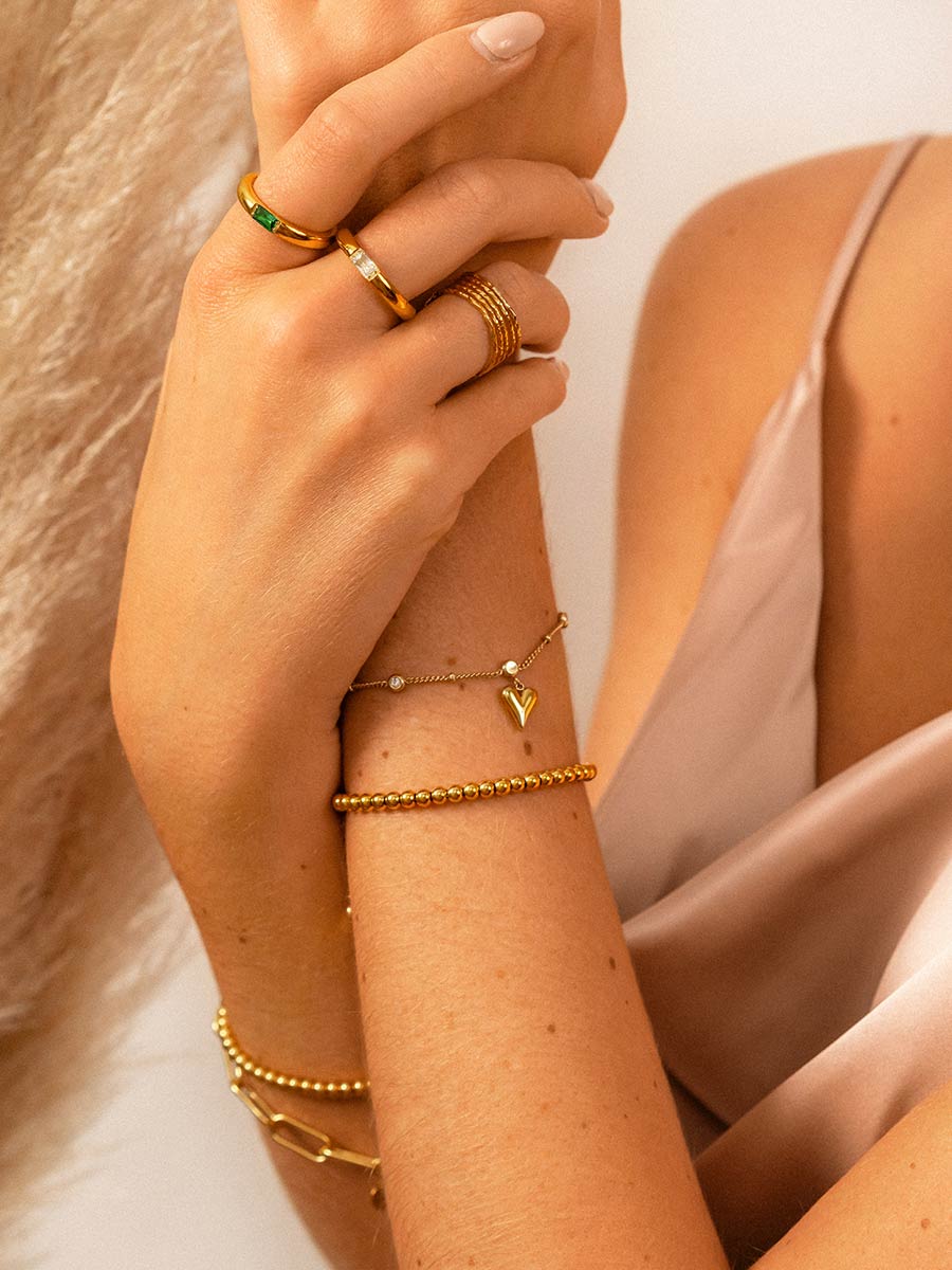Bead Ball ARMBAND Gold - icrush - schmuck