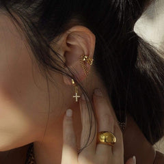 Billy Chain Earcuff - icrush - schmuck