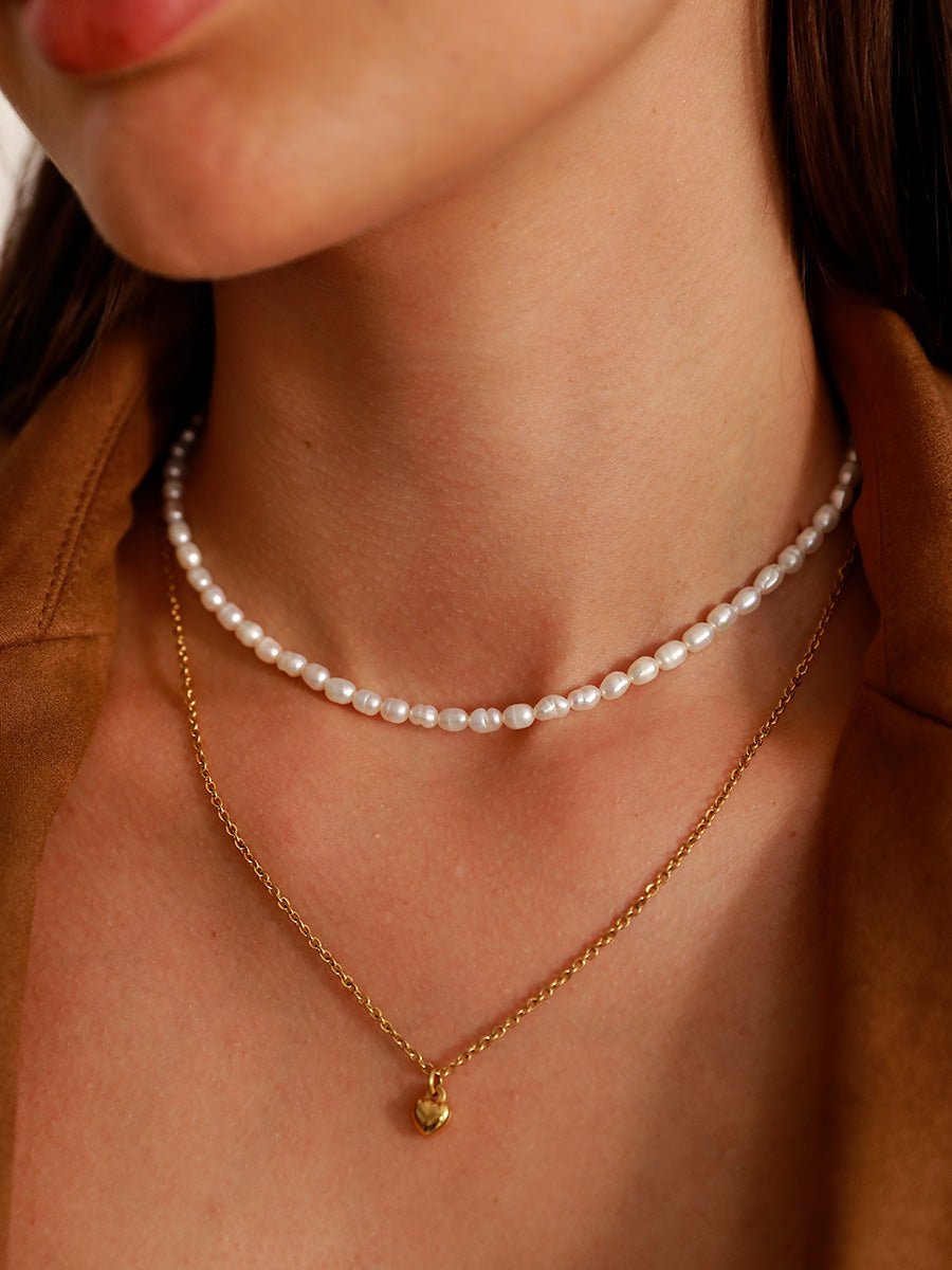 Bold heart Kette Gold - icrush - schmuck