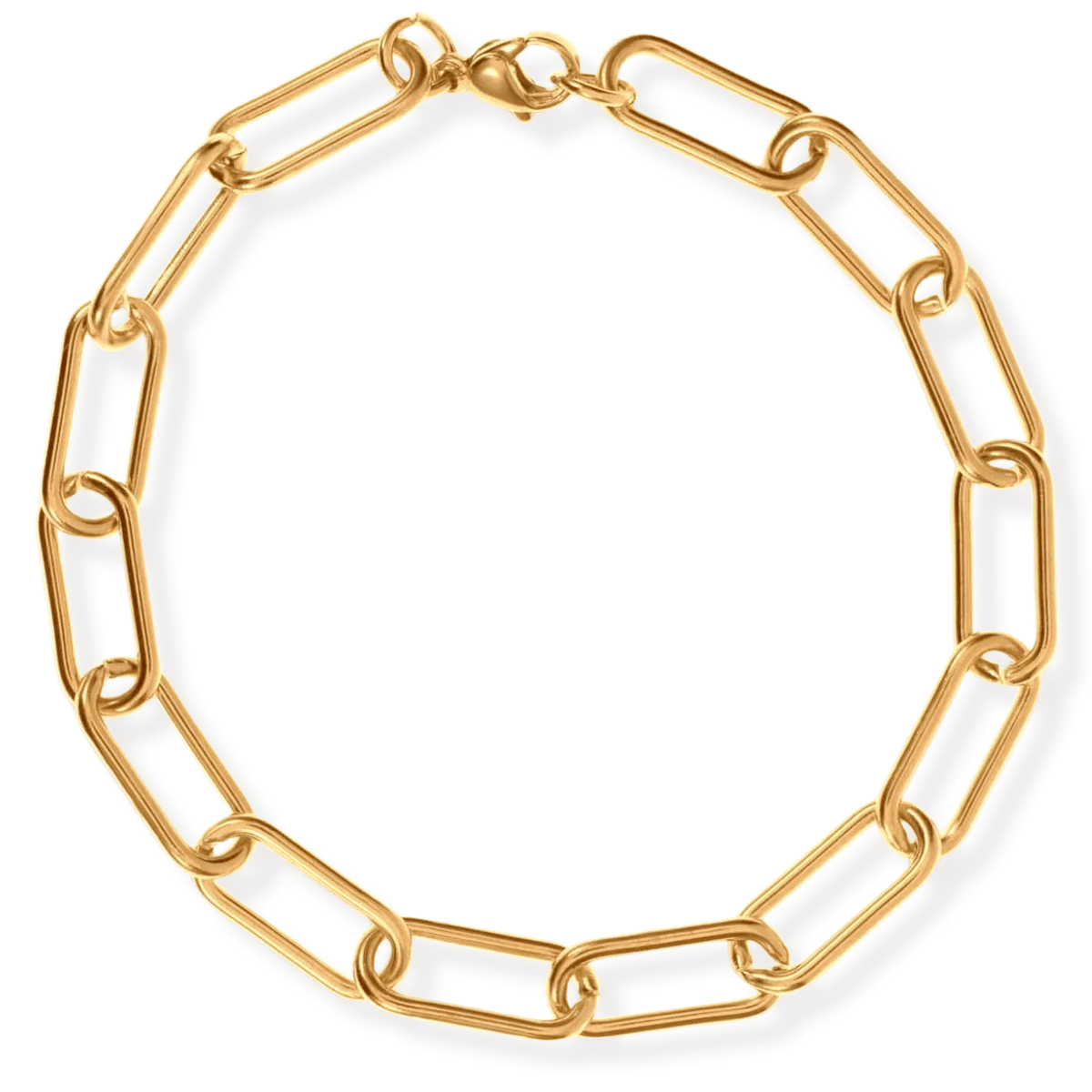 Carla Paper Clip Chain Armbander - icrush - schmuck