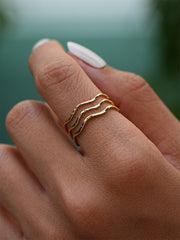 Cheery Wave Ring Silber-Shopicrush
