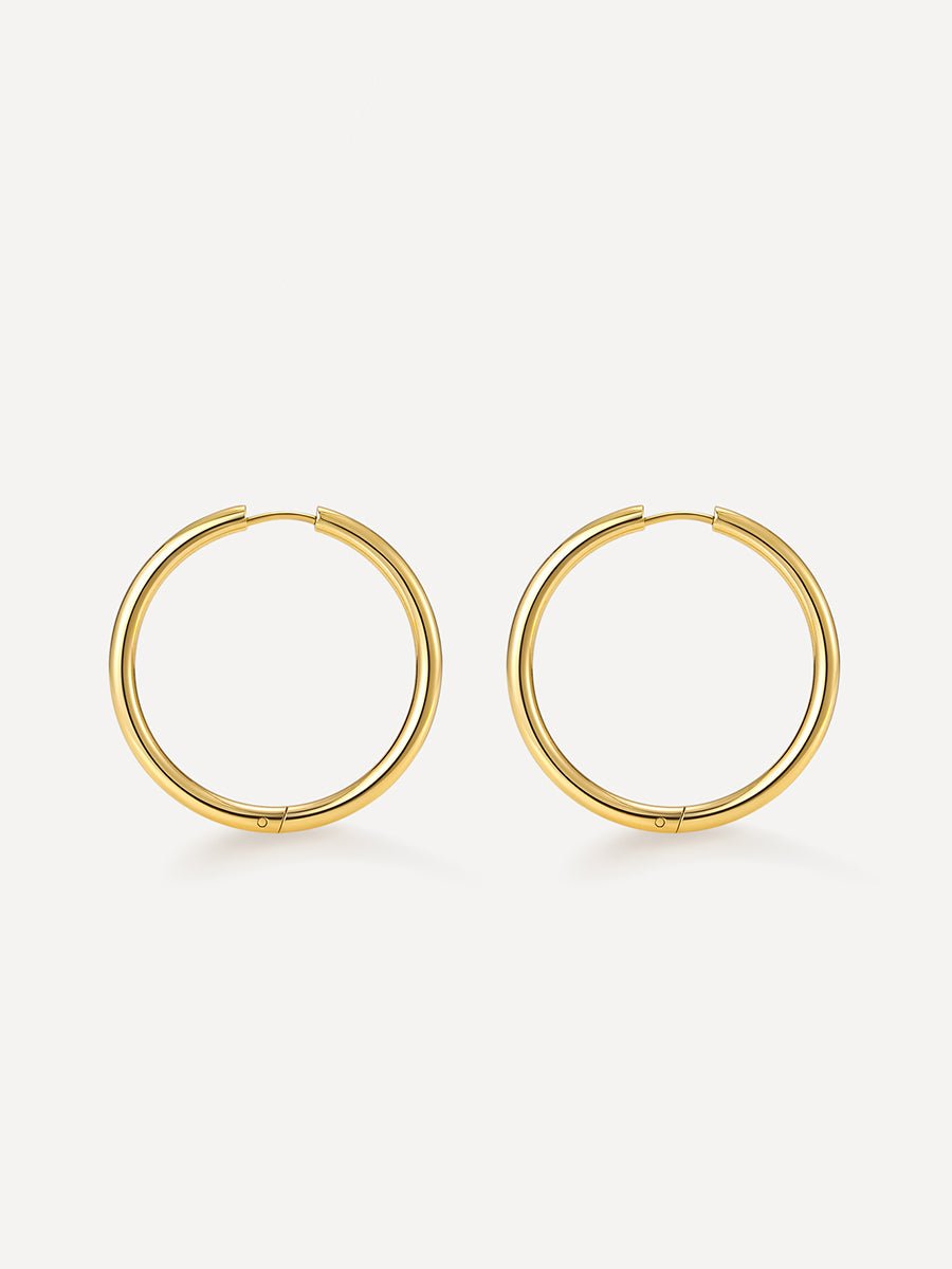 Classic Hoop OHRRINGE GOLD-Shopicrush