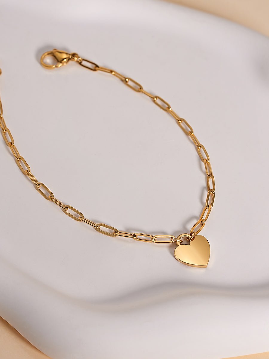 Consistent Heart ARMBAND Gold-Shopicrush