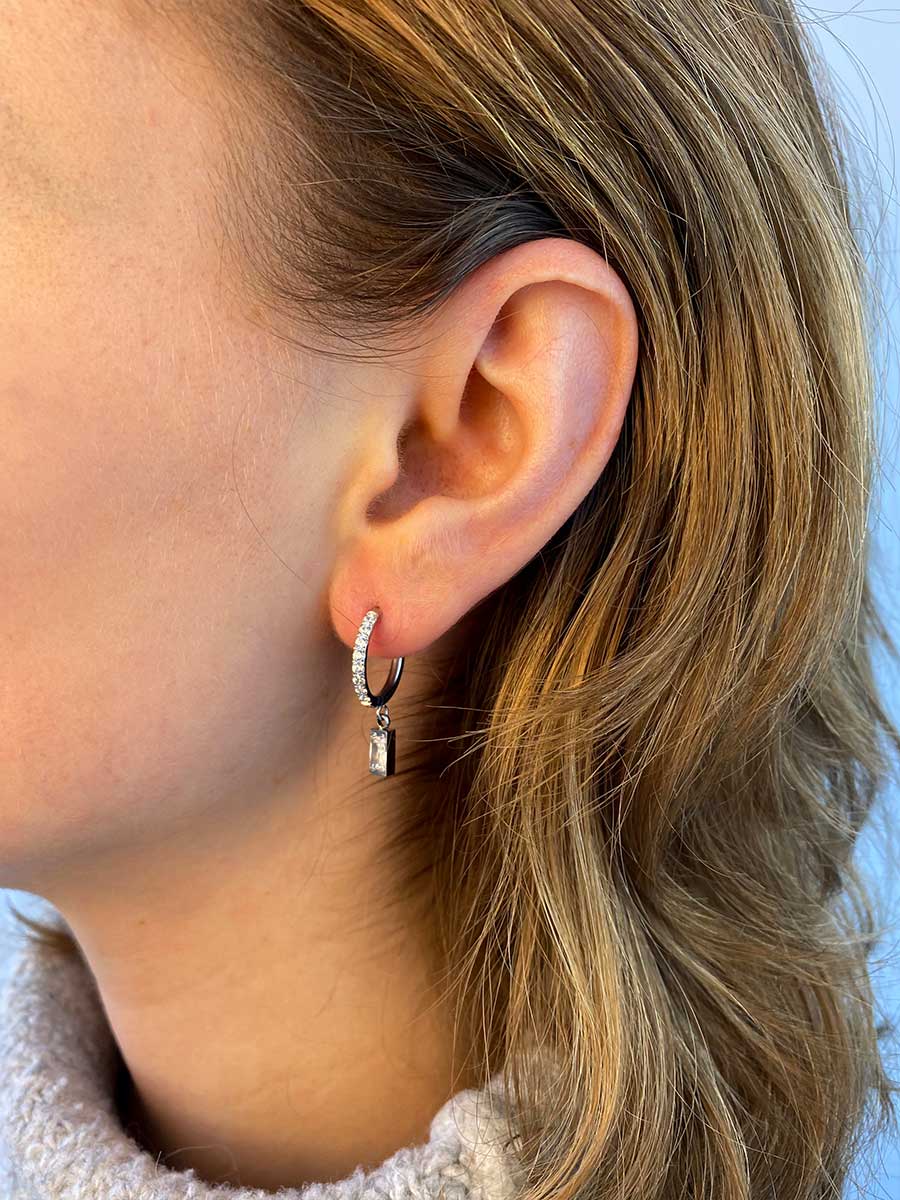 CRYSTALIZED CHRIE Ohrringe Silber-Shopicrush