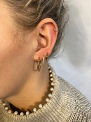 CRYSTALIZED SHINE Titan Piercing Silber-Shopicrush