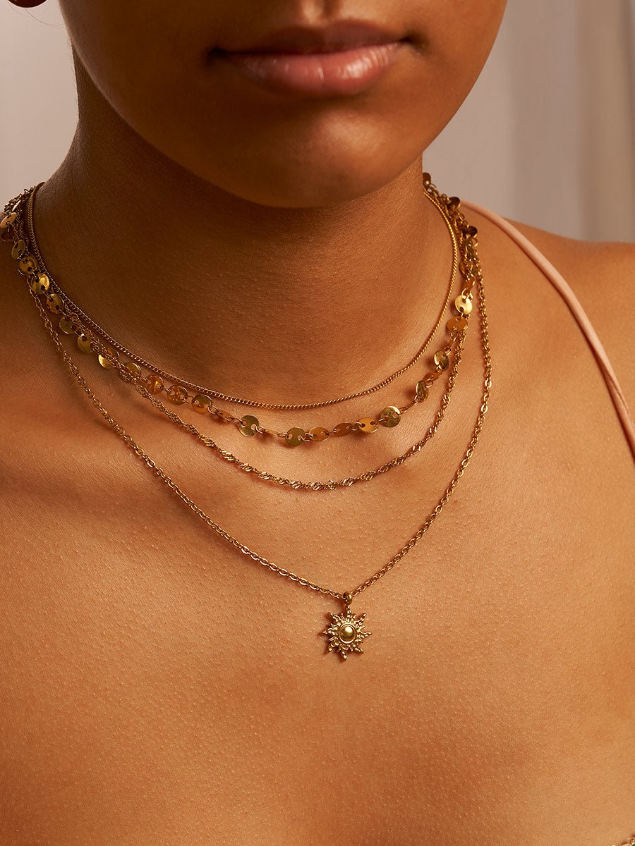 Disk Connect Kette Gold-Shopicrush