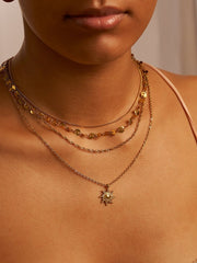 Disk Connect Kette Silber-Shopicrush