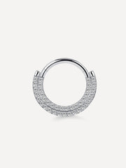 Double Glow Titan Piercing Silber-Shopicrush