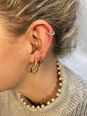 Double Glow Titan Piercing Silber-Shopicrush