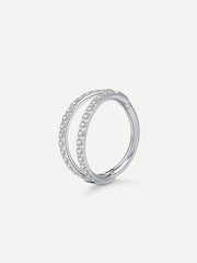 Double Shine Titan Piercing Silber-Shopicrush