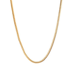 Elegante Panzerkette (3mm) – 18K Echtgold - Vergoldung - icrush - schmuck