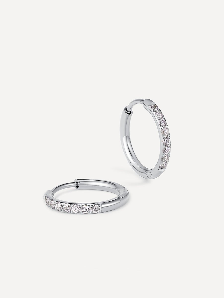 EVERLASTING COURAGE OHRRINGE SILBER-Shopicrush