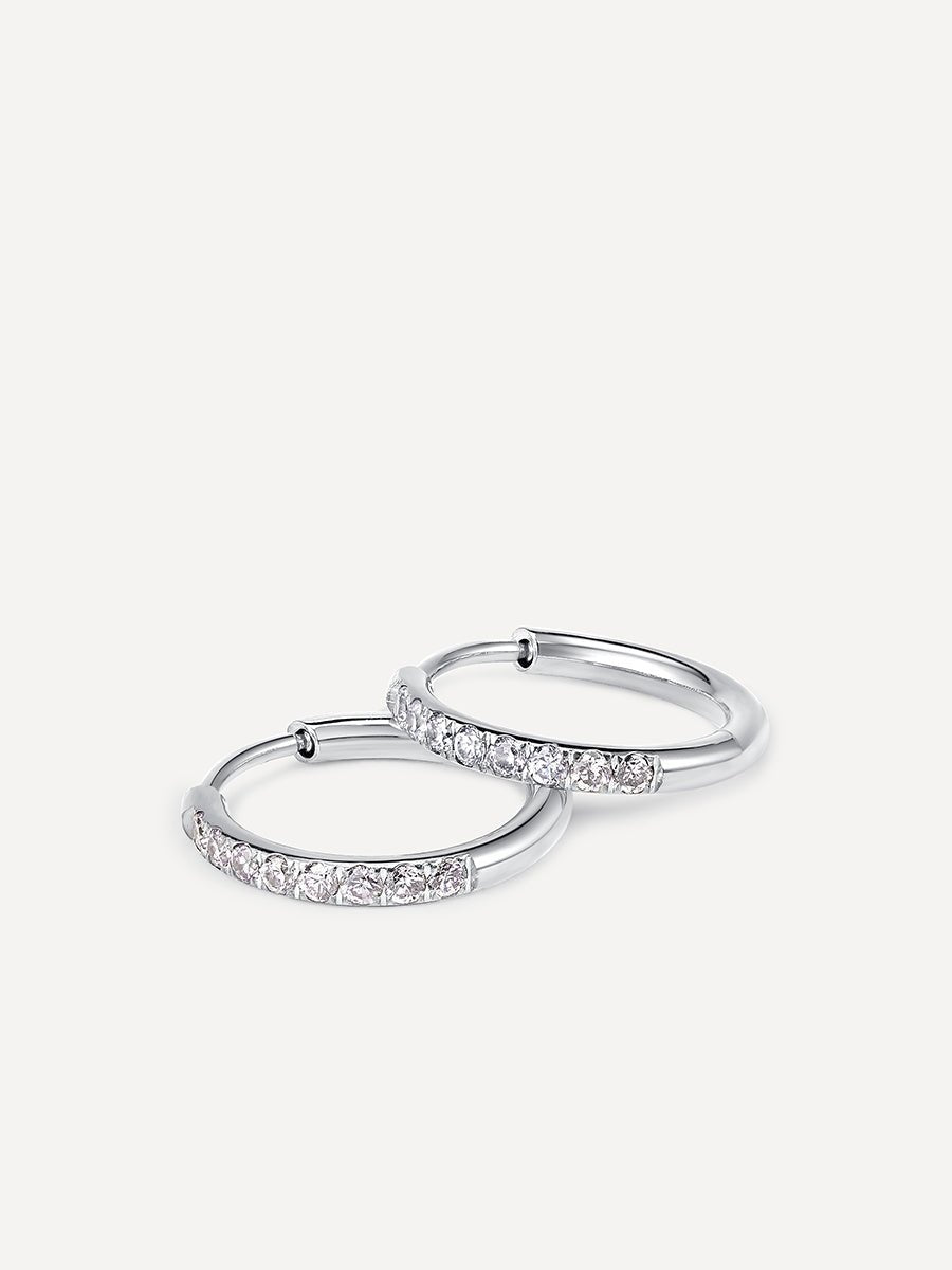 EVERLASTING COURAGE OHRRINGE SILBER-Shopicrush