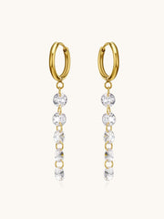 Five Shining Stars Hoop Ohrringe Gold - icrush - schmuck