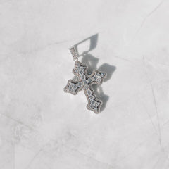 Funkelnder Cluster - Kreuz Anhänger - icrush - schmuck