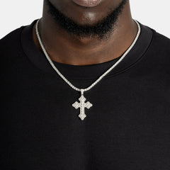 Funkelnder Cluster - Kreuz Anhänger - icrush - schmuck