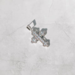 Funkelnder Cluster - Kreuz Anhänger - icrush - schmuck