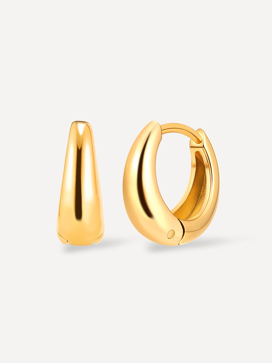 Graceful Dome Small Ohrringe Gold - icrush - schmuck