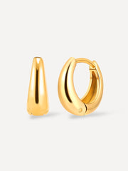 Graceful Dome Small Ohrringe Gold - icrush - schmuck