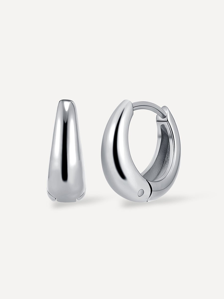 Graceful Dome Small Ohrringe Silber - icrush - schmuck